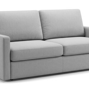 Canapé convertible gris clair — Très bon état